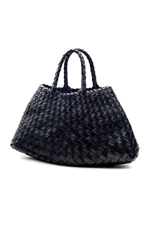 Black Santa Croce small tote bag DRAGON DIFFUSION | 8893DGS6MATBLACK